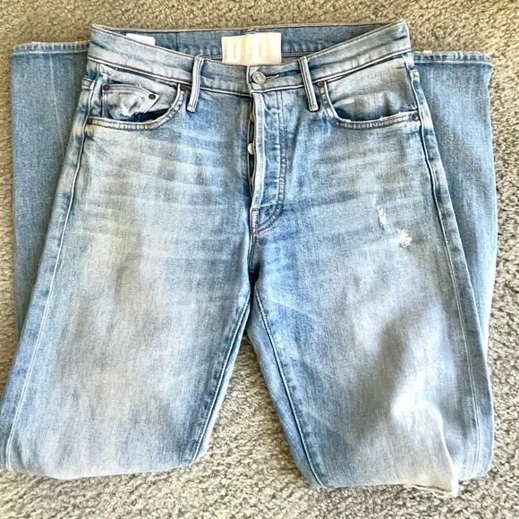 MOTHER SUPERIOR The Stinger Flood High As The Heavens Button Skinny Jeans Sz.26 - Picture 8 of 13